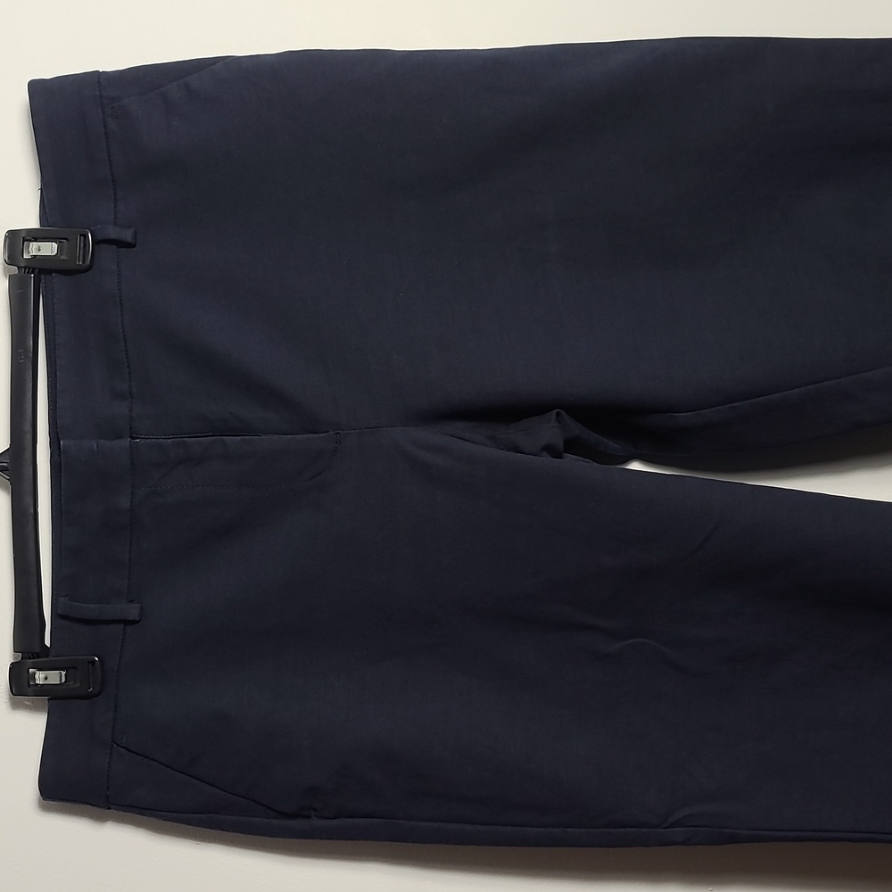 LOFT The Riviera Slim Cropped Pant in Navy Blue Size 14 - Picture 7 of 14